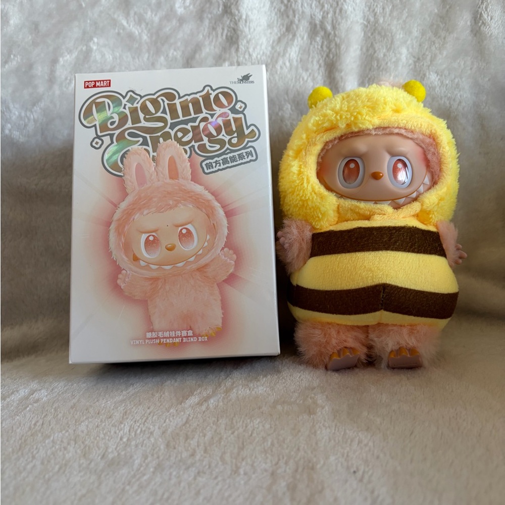 Authentic Sealed Big Into Energy Labubu - Happiness